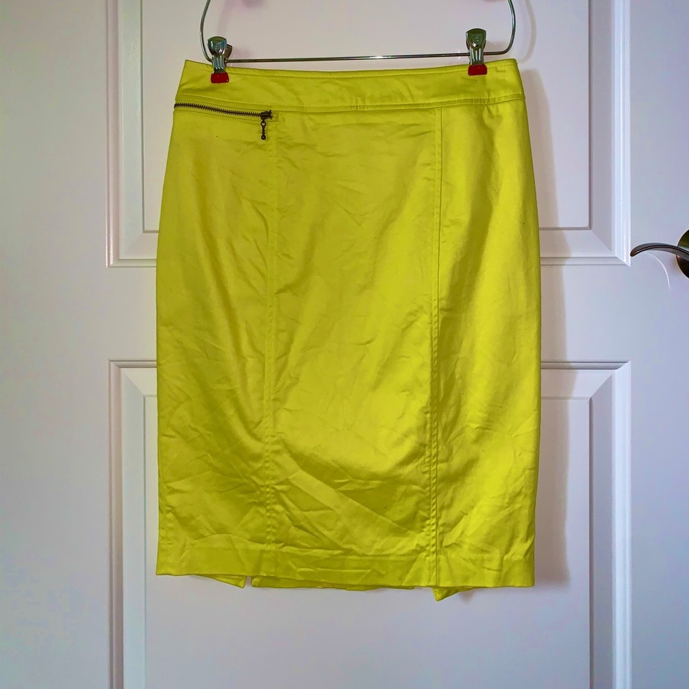 Neon Yellow Skirt